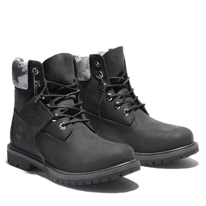 Giày Timberland Wmns 6-Inch Premium Waterproof Black A2ESH - Ảnh 4