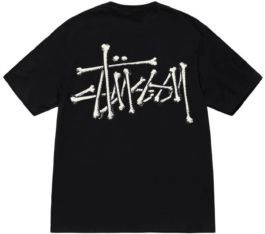 Ao Stussy Bones Stock T-Shirt 'Black'
