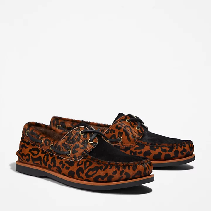 Giay Timberland Classic Boat 2 Eye 'Wacko Maria Brown Leopard' A5YYB