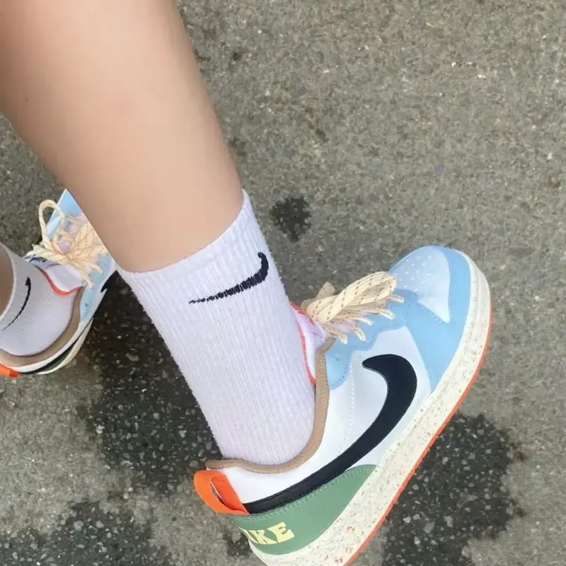 Alternative view of Giày Nike Court Borough Low 2 'Black Sail Alabaster' DX6052-101