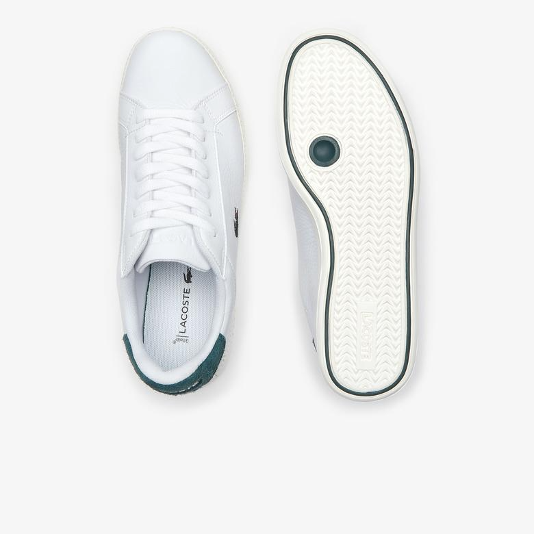 Giày Lacoste Leather Synthetic White Dark Green 738SFA0017-1R5 - Ảnh 3