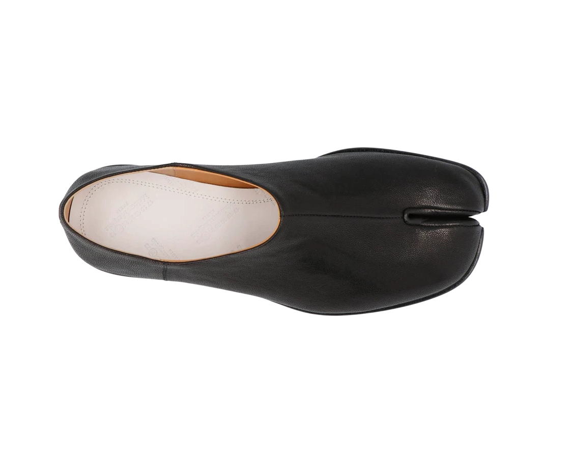 Giày Maison Margiela Tabi Leather Slip-On 'Black' S58WR0033P3753T8013 - Ảnh 3