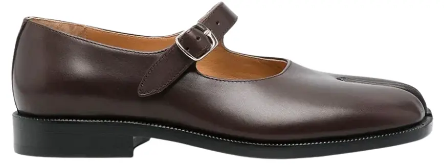 Giày Maison Margiela Box Calf Tabi Court 'Brown' S39WL0119P3292T2154