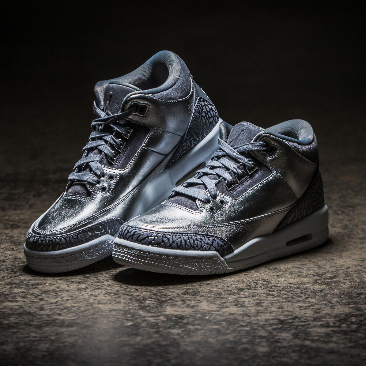 Giày Nike Air Jordan 3 Retro Premium HC GG 'Chrome' AA1243-020 - Ảnh 6
