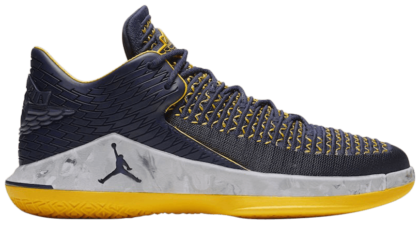 Giày Nike Air Jordan 32 Low 'Michigan Wolverines' AA1256-405