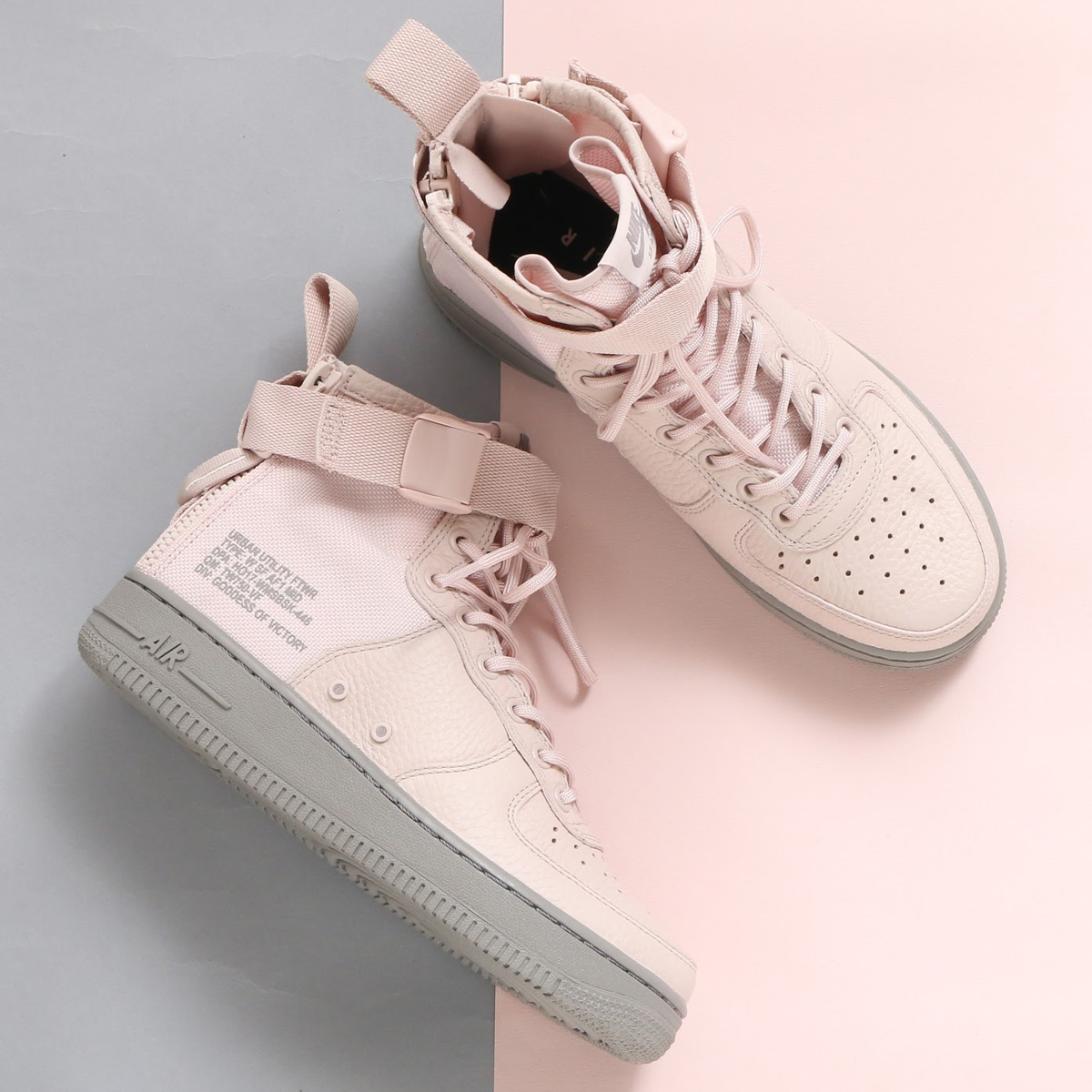 Giày Nike Wmns SF Air Force 1 Mid 'Siltstone Red' AA3966-600 - Ảnh 2