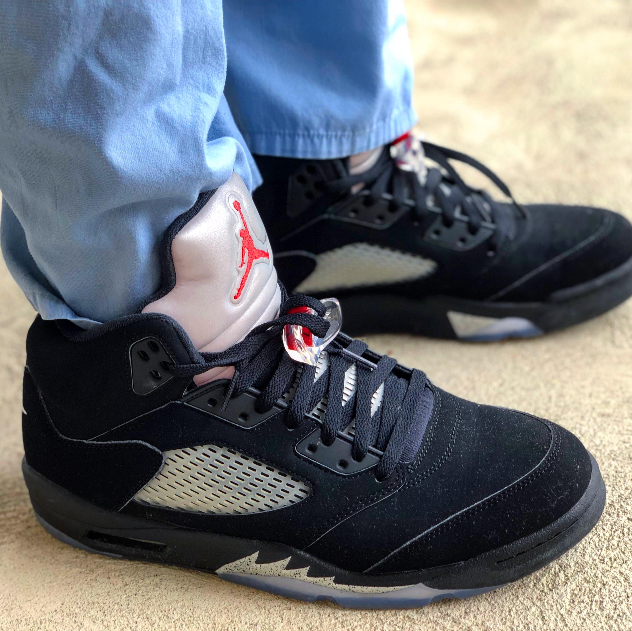 Giày Nike Air Jordan 5 Retro 'Metallic' 2011 136027-010 - Ảnh 3