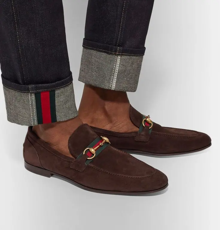 Giay Gucci Jordaan Loafer 'Brown' 406994-CH000-2140