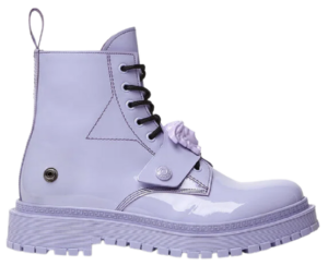 Giày Versace La Medusa Combat Boots Lilac 1003990-1A02844-1L72B