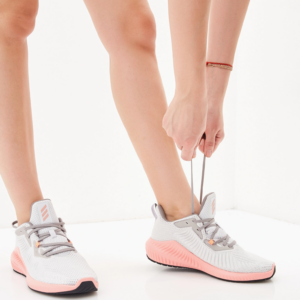 Alternative view of Giày Adidas Wmns Alphabounce 3 Grey Pink EG1387