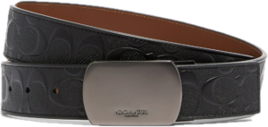 That Lung Coach Plaque Buckle Cut To Size Reversible 'Black' 101-QBLVW