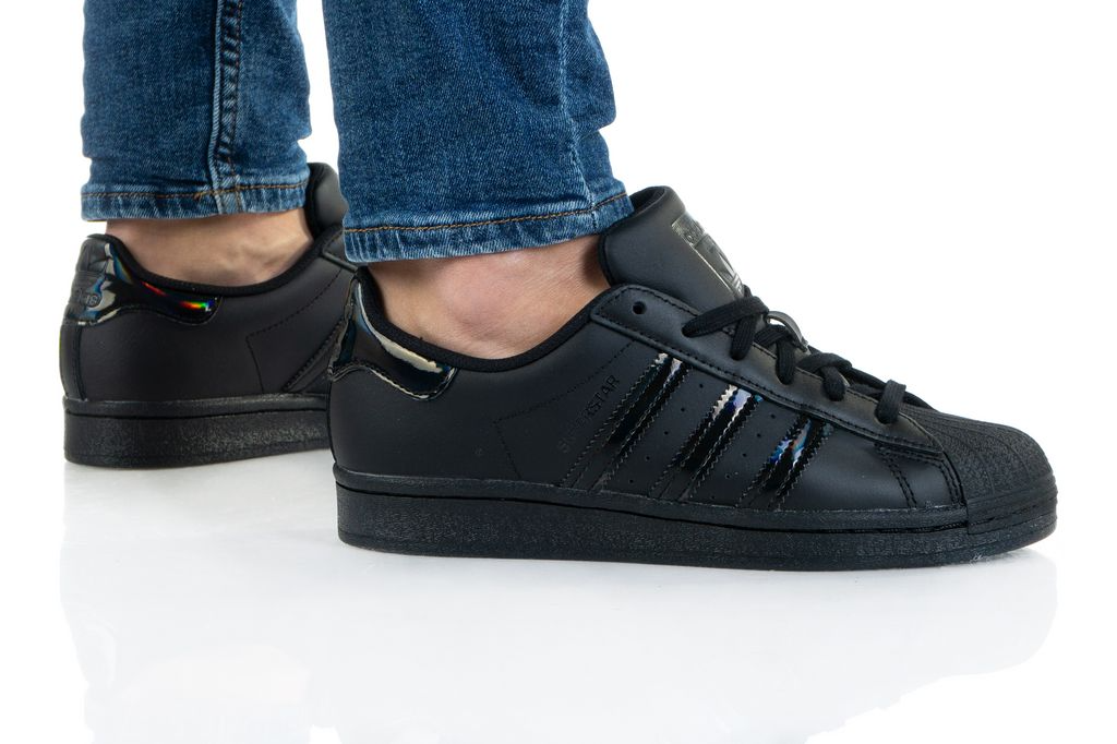Giày Adidas Originals Superstar J 'Black' FV3140 - Ảnh 5