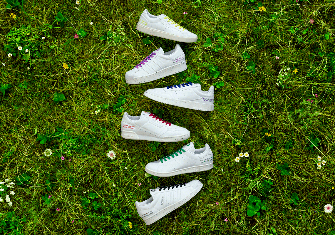 Giày Adidas Stan Smith 'Clean Classics Collection White Green' FU9609 - Ảnh 7