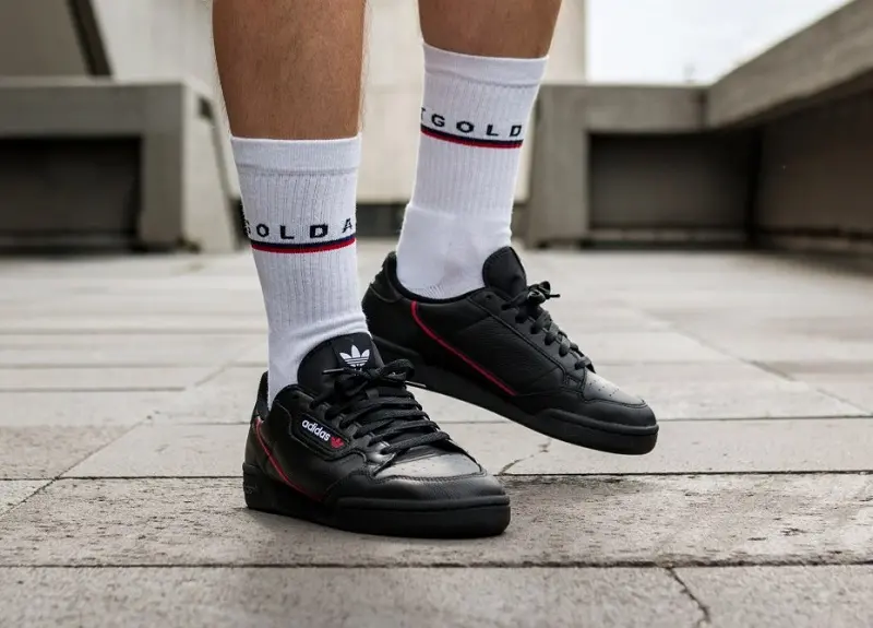 Alternative view of Giày Adidas Continental 80 'Black Scarlet' G27707