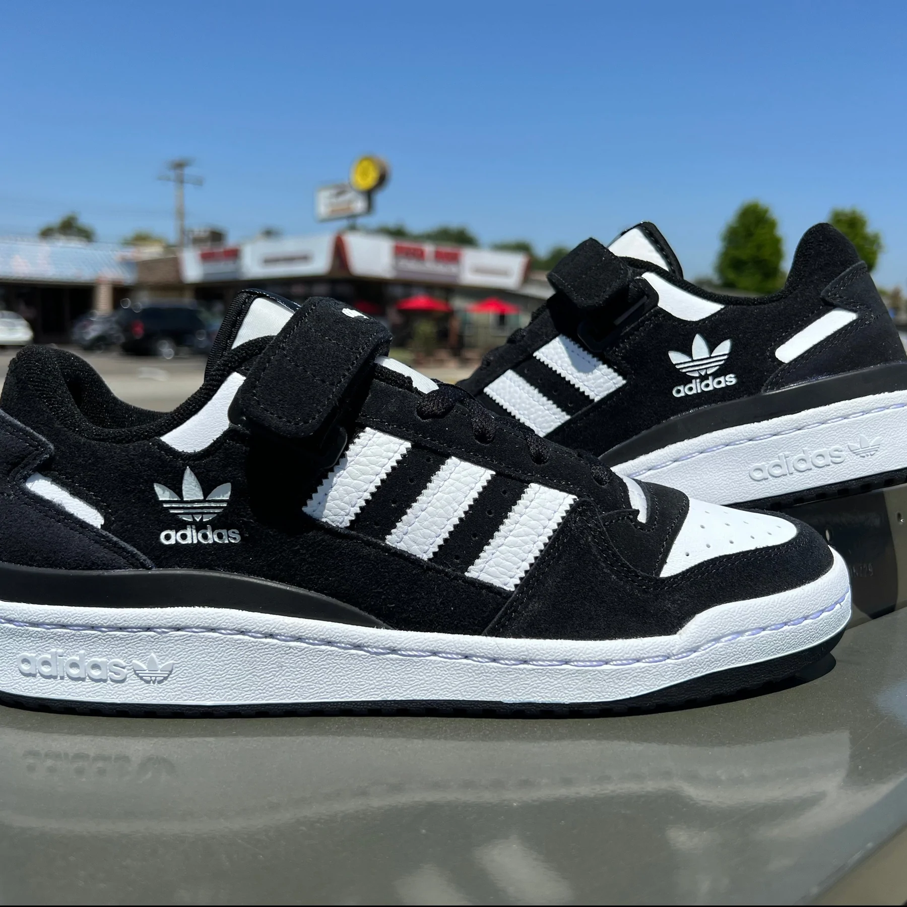 Giày Adidas Forum Low 'Black White' GW0695 - Ảnh 5