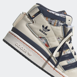 Alternative view of Giày Adidas Forum Mid White Navy GX3958