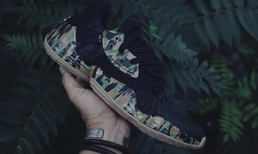 Alternative view of Giày Adidas Harden Vol. 4 'Tech Olive' EF1259