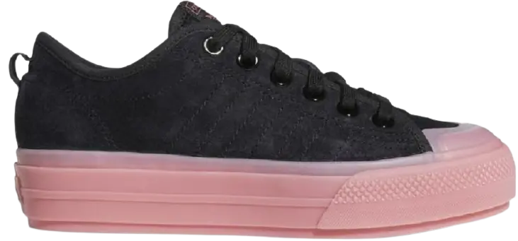 Giày Adidas Wmns Nizza Platform Low 'Pink Black' FX9188