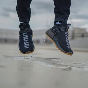 Alternative view of Giày Adidas NMD Hu Trail Pharrell Black EG7836