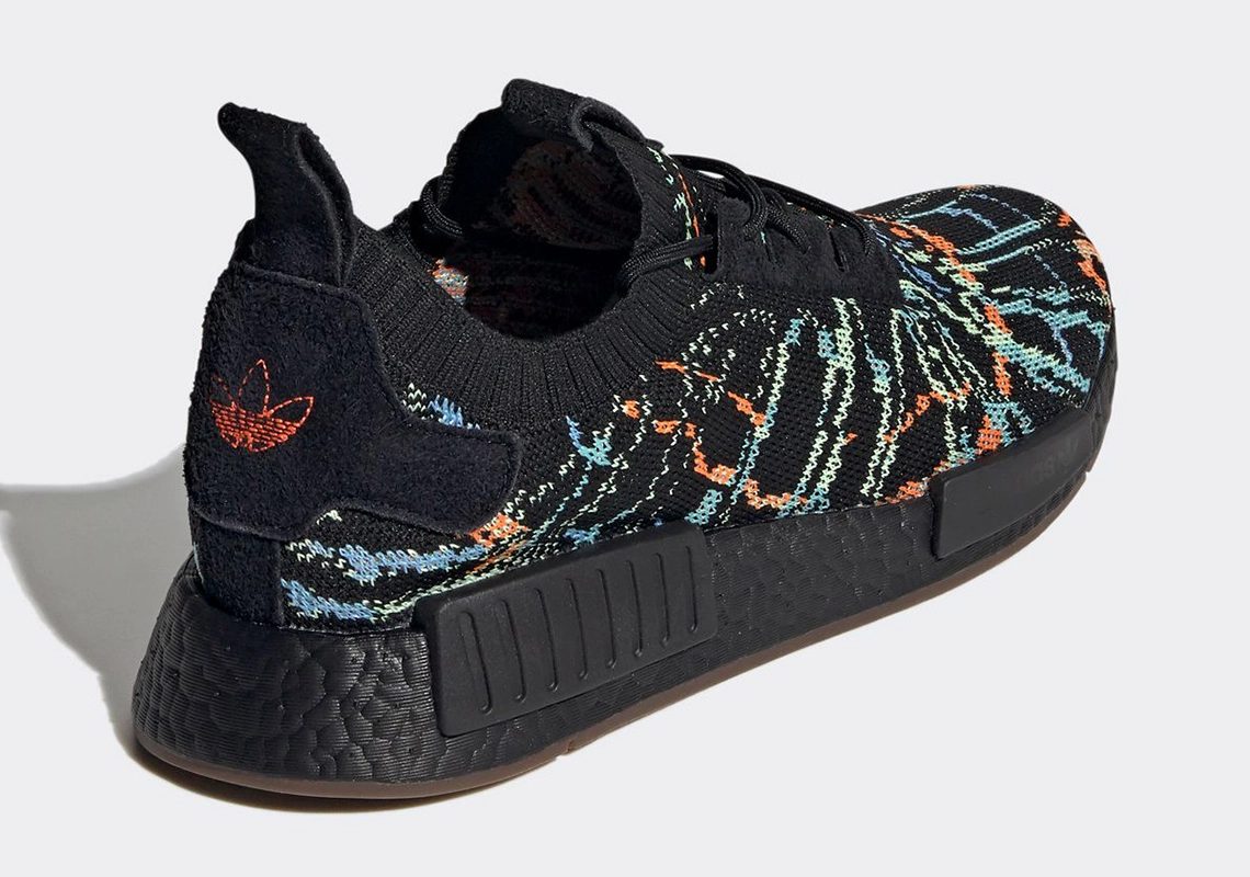 Giày Adidas NMD R1 Primeknit Black Glitch G57941 - Ảnh 3