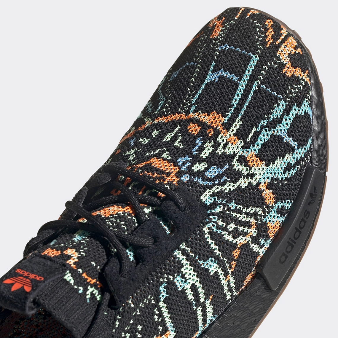 Giày Adidas NMD R1 Primeknit Black Glitch G57941 - Ảnh 4