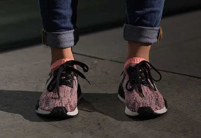 Alternative view of Giày Adidas Wmns NMD_R1 Primeknit 'Sun Glow' BB2361