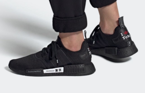 Alternative view of Giày Adidas NMD R1 'Tokyo Pack Core Black' H67746