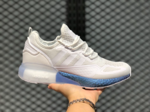 Alternative view of Giày Adidas ZX 2K Boost 'White Boost Blue Violet' FV2928