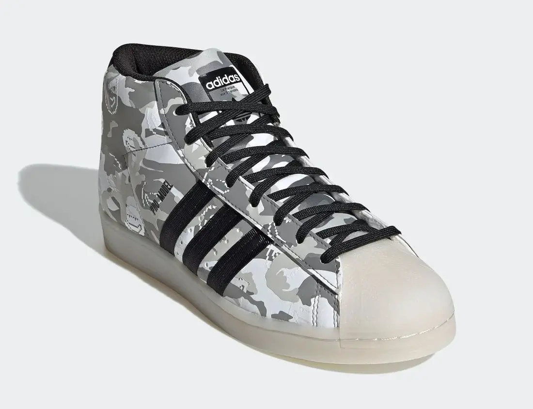 Giày Adidas Pro Model Features Camo and Smiling Emoji Print GZ7812 - Ảnh 5
