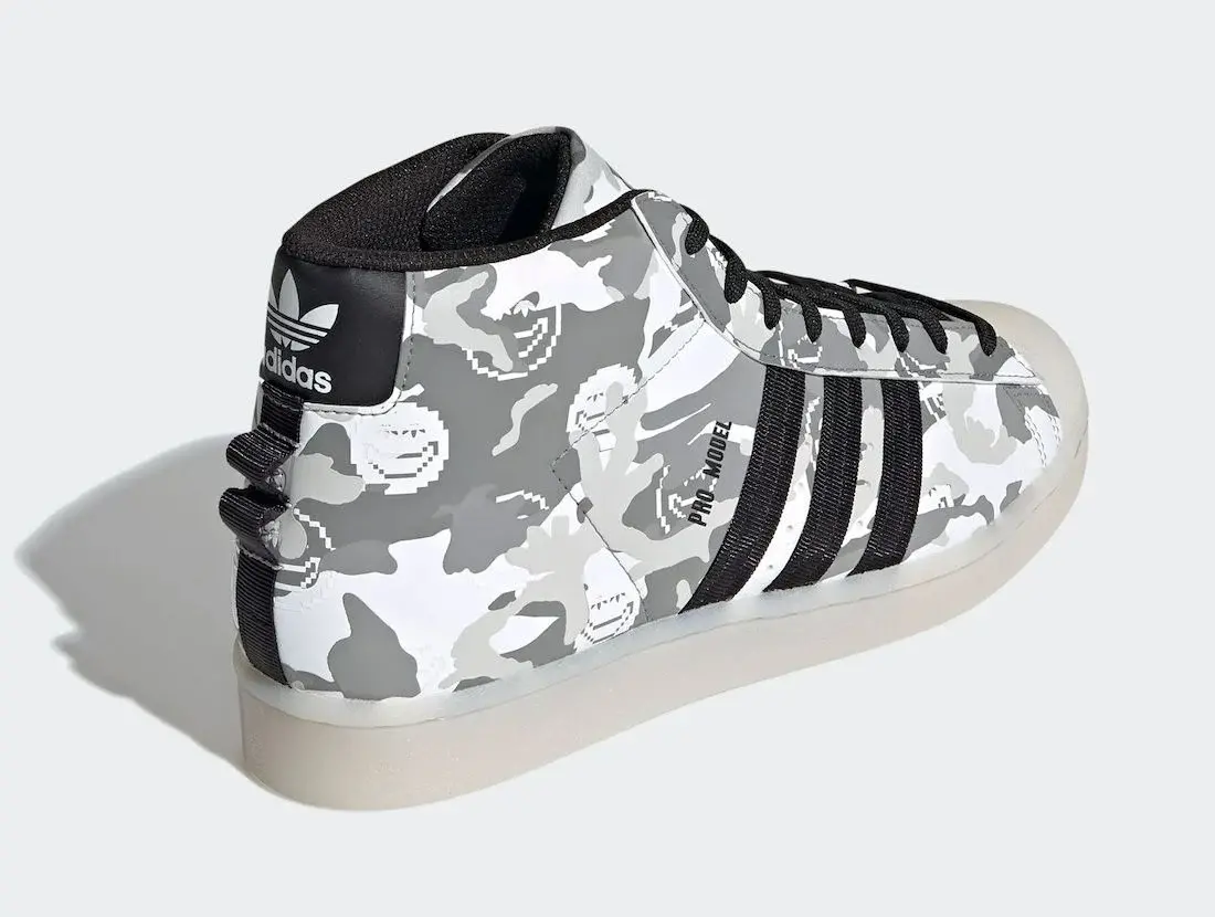Giày Adidas Pro Model Features Camo and Smiling Emoji Print GZ7812 - Ảnh 7