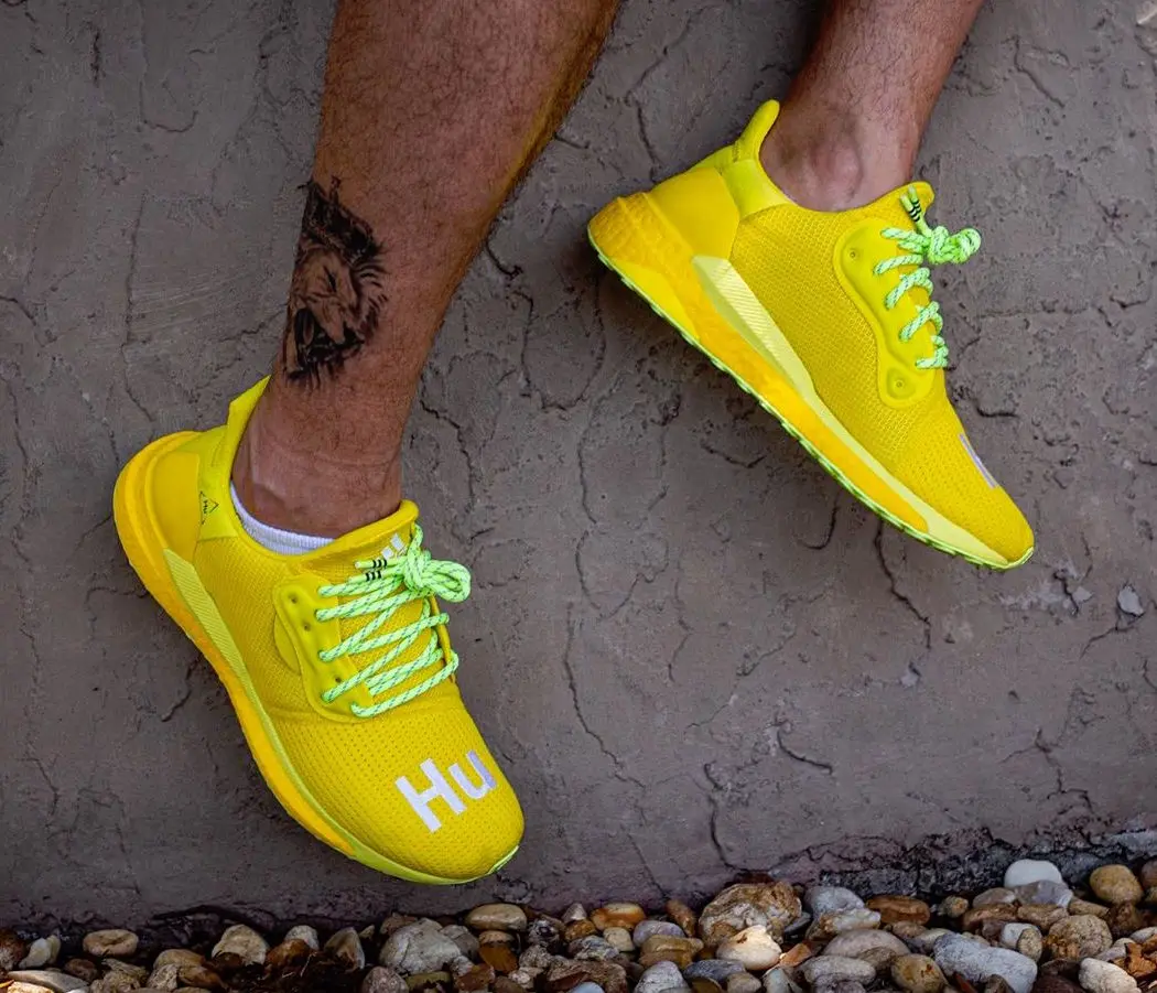 Giày Adidas Pharrell Williams x Adidas Solar Hu Glide 'Yellow' EF2379 - Ảnh 3