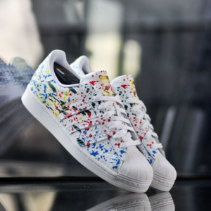 Alternative view of Giày Adidas Superstar 'Splashes Splatter Drips White' FX5537