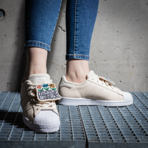 Alternative view of Giày Adidas Superstar 'Wonder White' GW0592