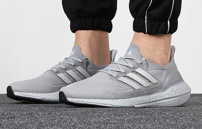 Giày Adidas UltraBoost 21 'Halo Silver' FY0432 - Ảnh 2