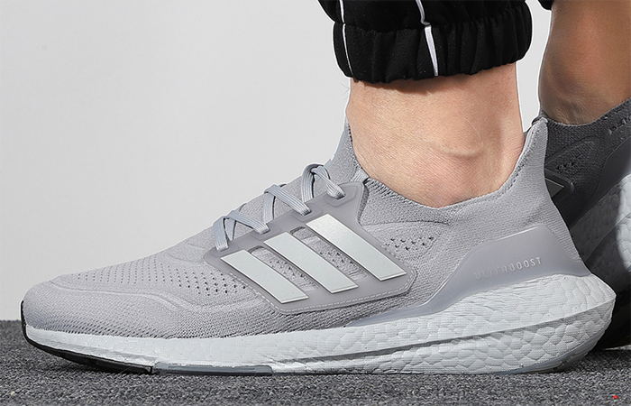 Giày Adidas UltraBoost 21 'Halo Silver' FY0432 - Ảnh 3