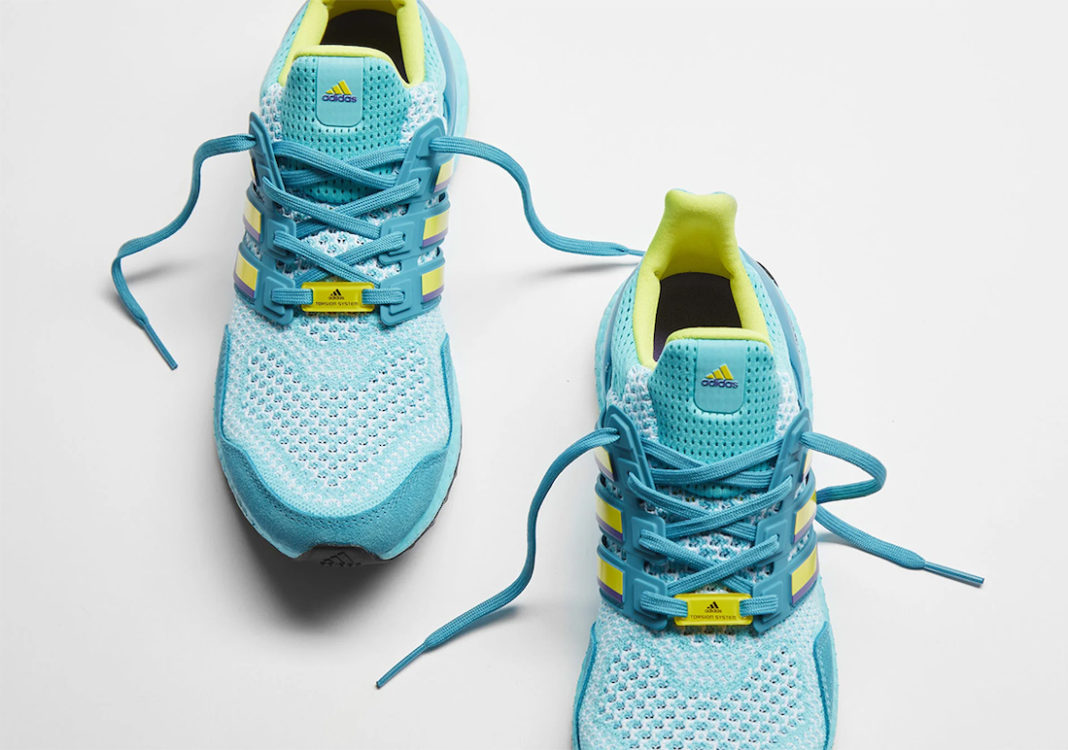 Giày Adidas UltraBoost 1.0 DNA ZX 8000 'Blue' H05263 - Ảnh 4