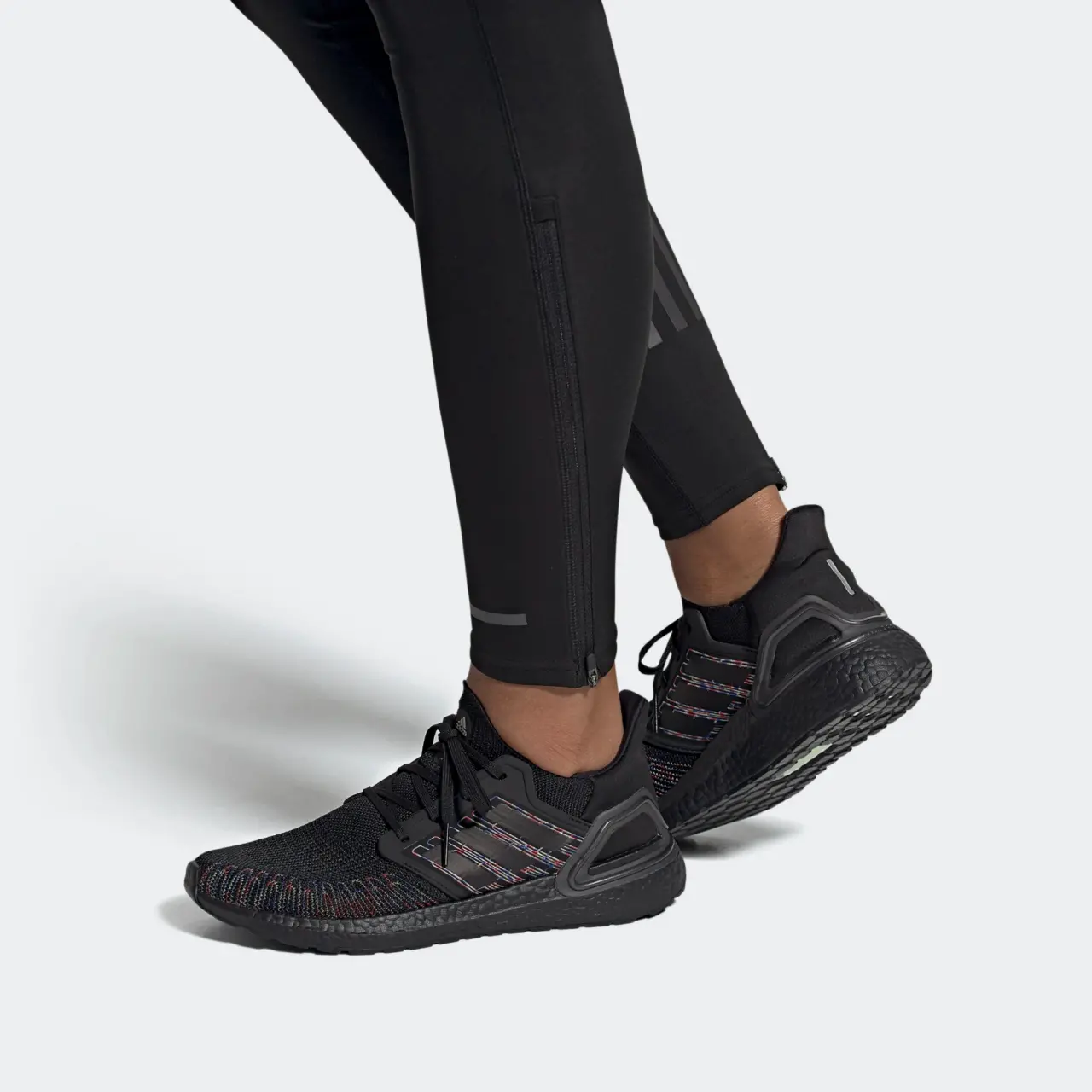 Alternative view of Giày Adidas UltraBoost 20 'Black Multicolor' EG0711