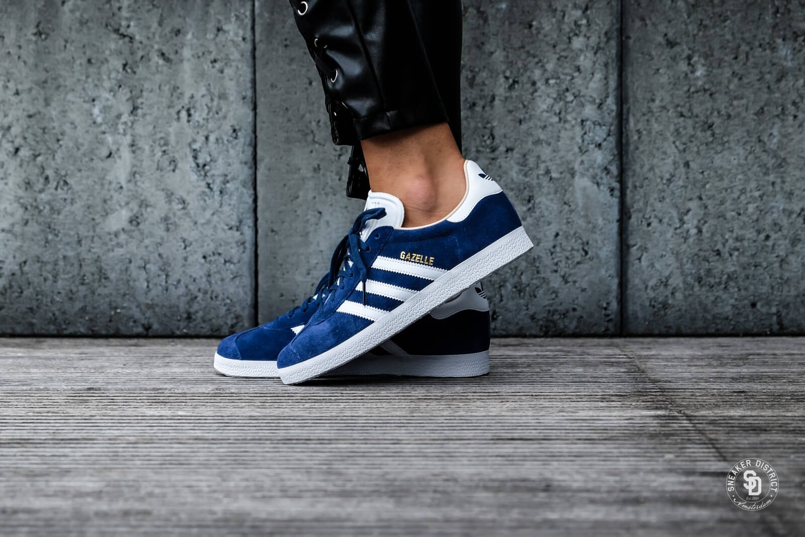 Giày Adidas Wmns Gazelle 'Noble Indigo' CQ2187 - Ảnh 5
