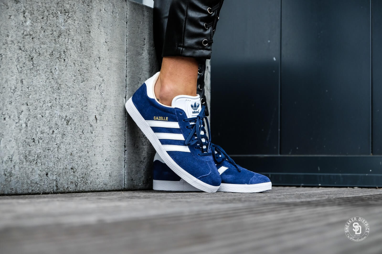 Giày Adidas Wmns Gazelle 'Noble Indigo' CQ2187 - Ảnh 8