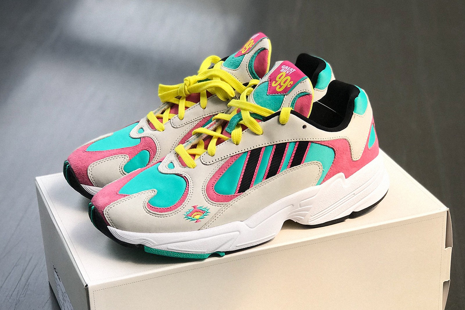Giày Adidas Arizona x Yung 1 'Ice Tea With Lemon Flavor' FU7787 - Ảnh 4