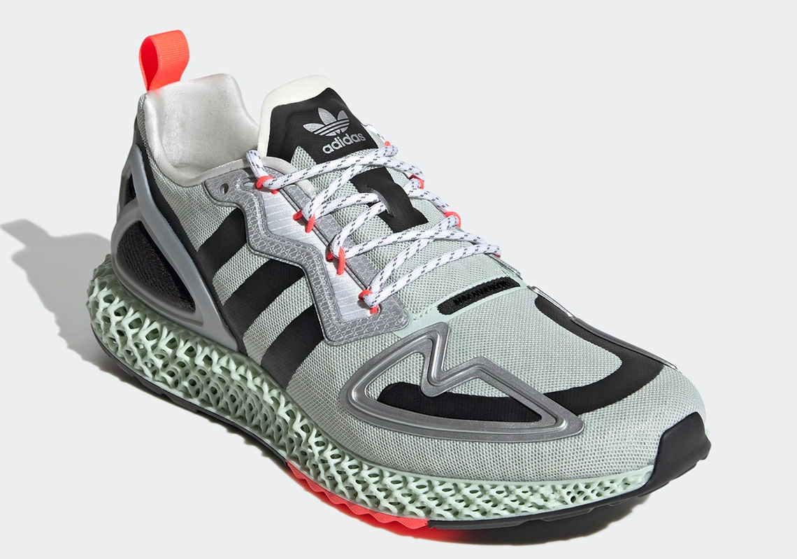 Giày Adidas ZX 2K 4D 'Faint Green' FW2003 - Ảnh 8