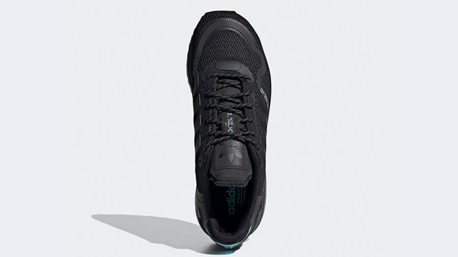 Giày Adidas ZX 750 HD 'Core Black Cyan' FV8488 - Ảnh 4