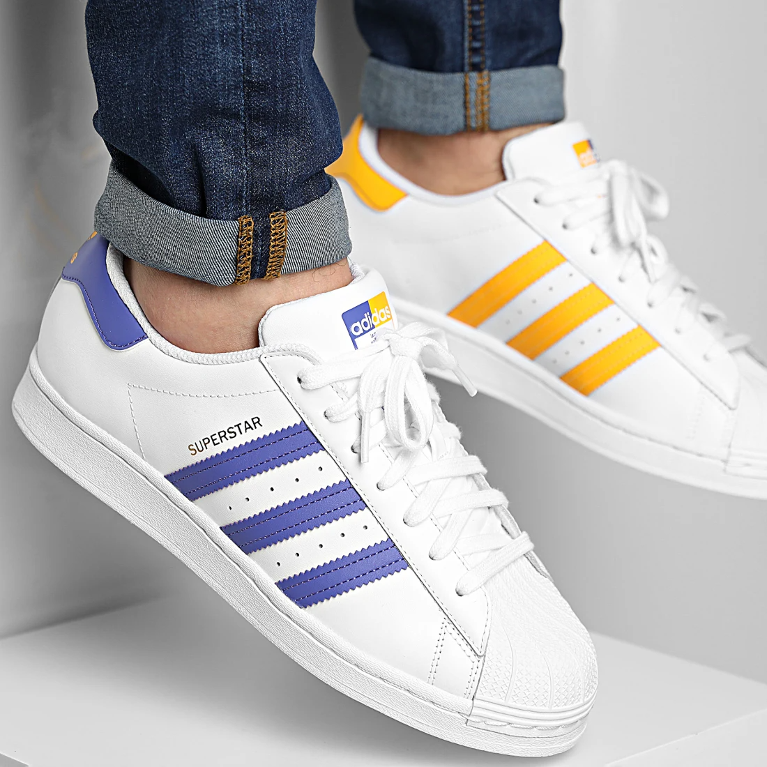 Giày Adidas Superstar 'Lakers' FX5529 - Ảnh 5