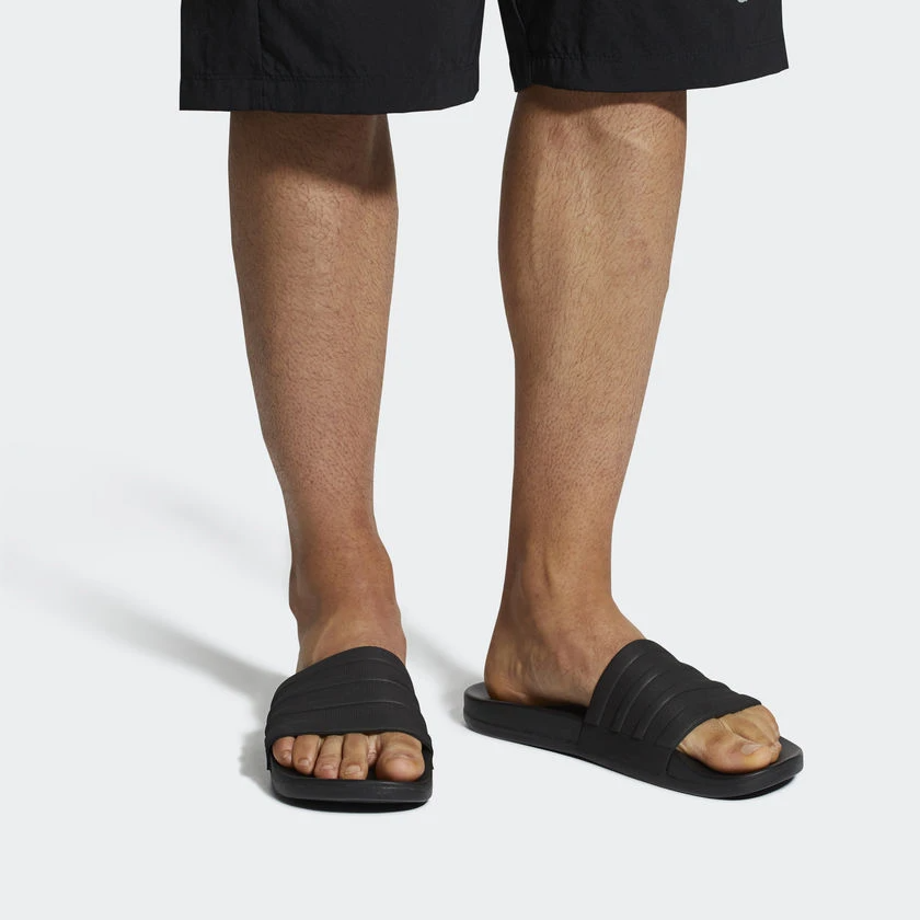 Dép Adidas adilette Cloudfoam Plus Mono Slides 'Black' S82137 - Ảnh 2