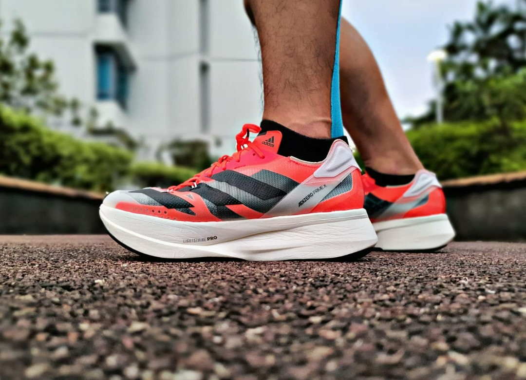 Giày Adidas Adizero Prime X 'White Solar Red' G54976 - Ảnh 2
