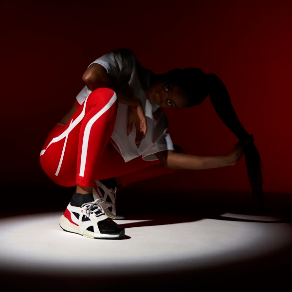 Giày Adidas Stella McCartney x Wmns UltraBoost 21 'White Black' FZ3044 - Ảnh 3