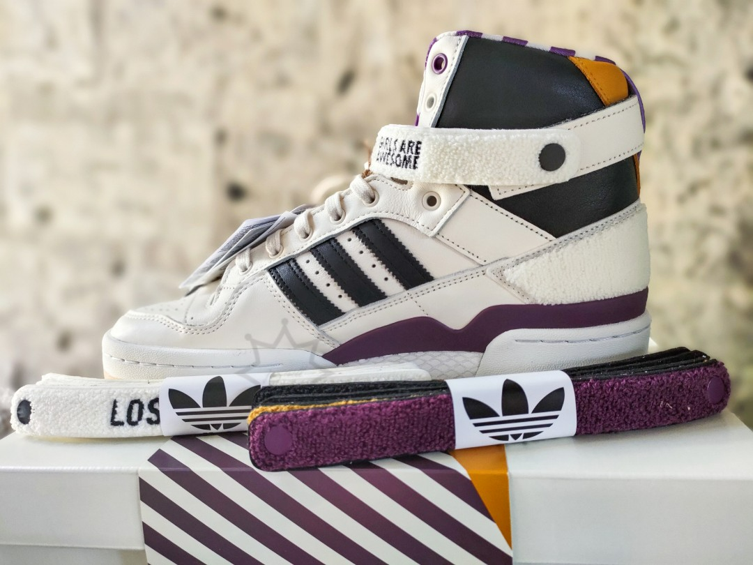 Giày Adidas Girls Are Awesome x Forum High 'Cloud White Purple' GY2632 - Ảnh 6