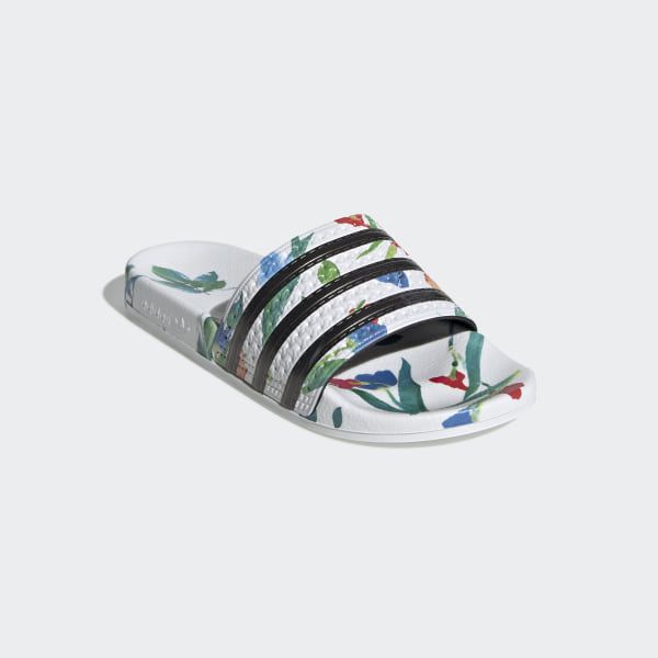 Dép Adidas Adilette Slides 'White Floral' EE4851 - Ảnh 3
