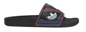Dép Adidas Adilette Black and Royal Blue Slides CG3411