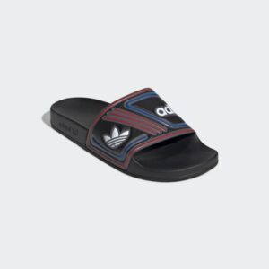 Alternative view of Dép Adidas Adilette Black and Royal Blue Slides CG3411